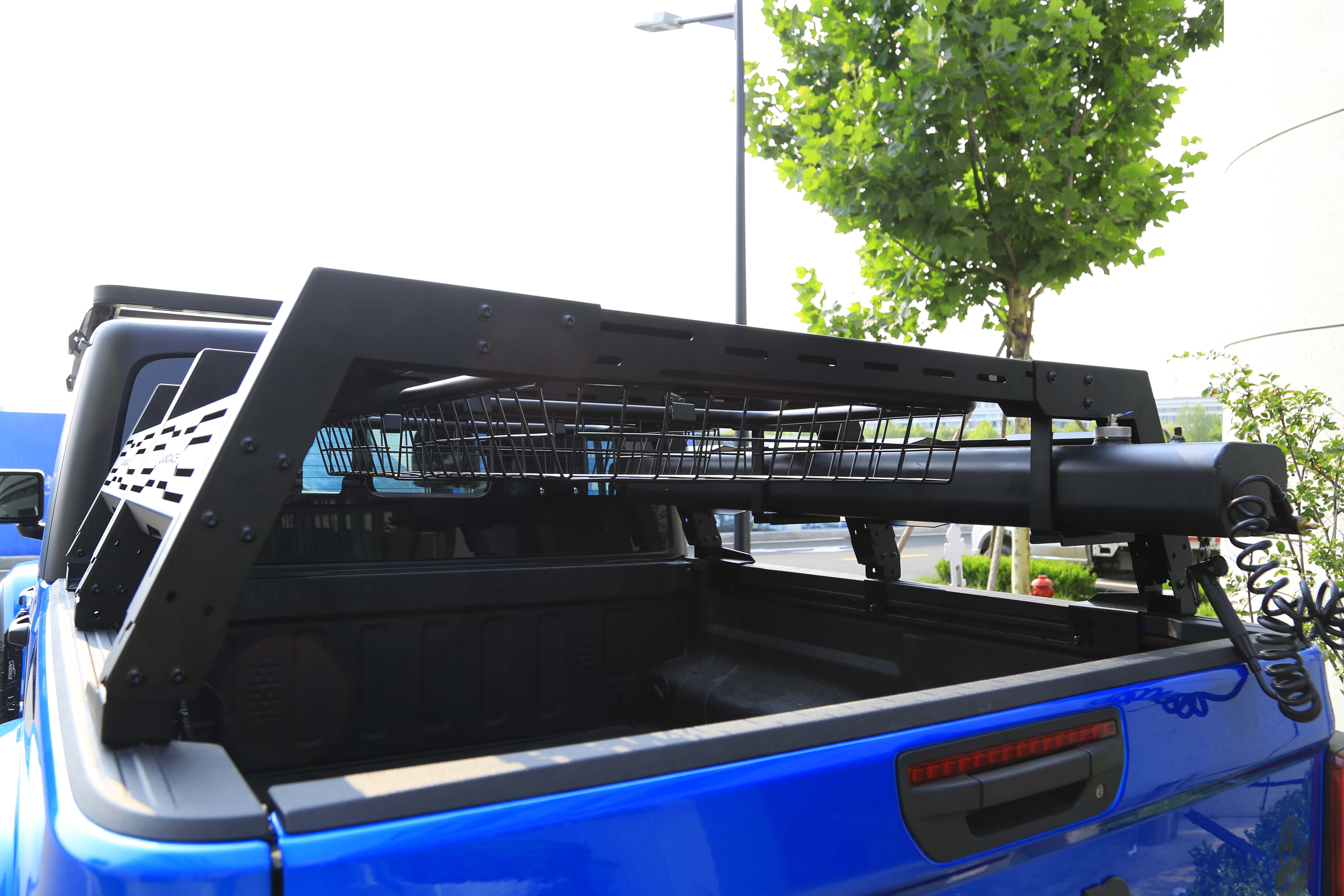 Aluminium Pickup Truck Bed Rack Systems Adjustable Powder Coating