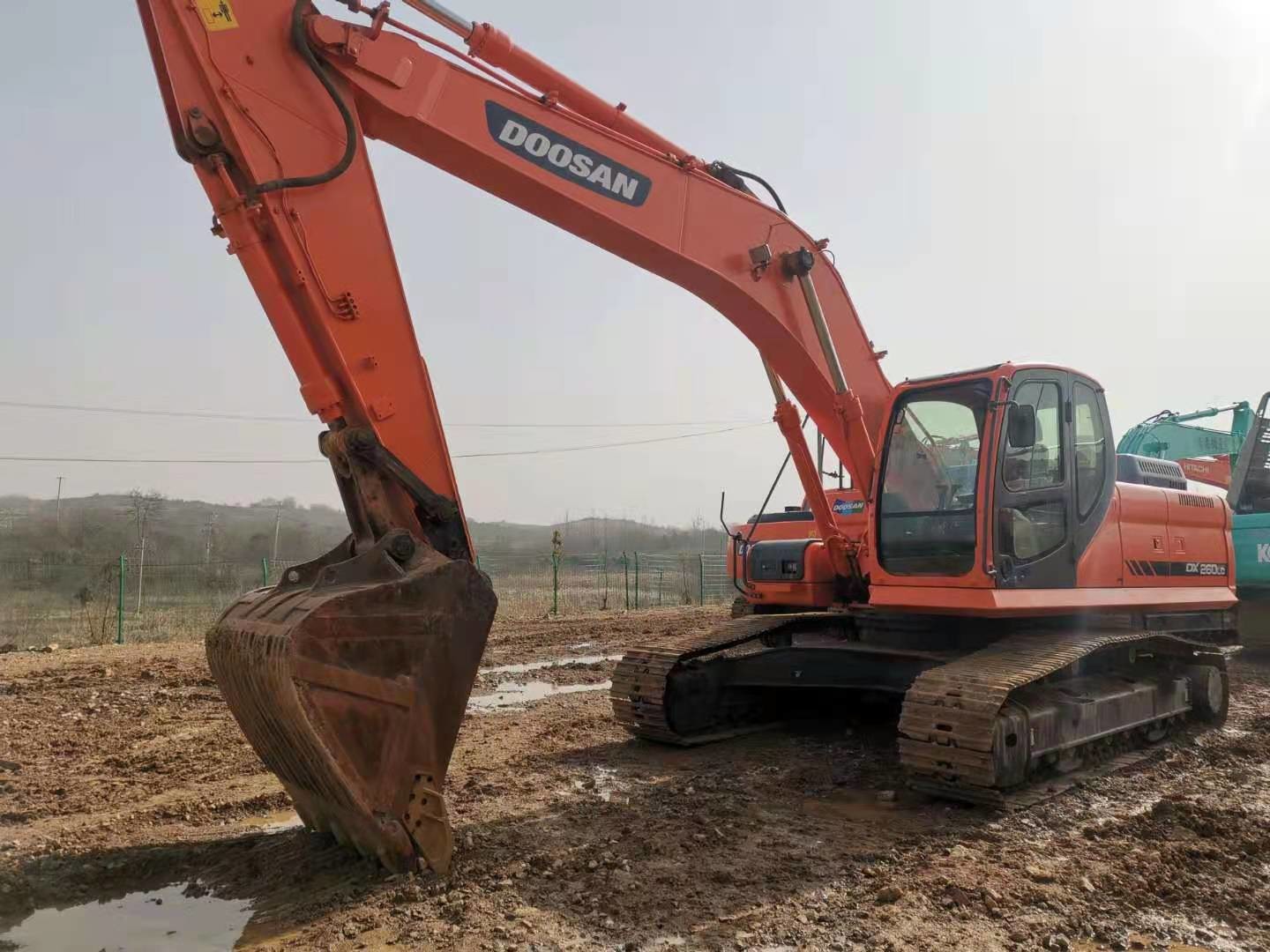 6245mm Boom DX260 Used Doosan Excavator 1.27m3 Bucket