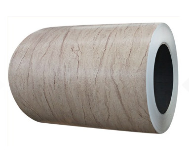 PCM Marble Granite Steel Sheet Coil PVDF Printech Color Coil 50-Year Warranty Color Coated Coil