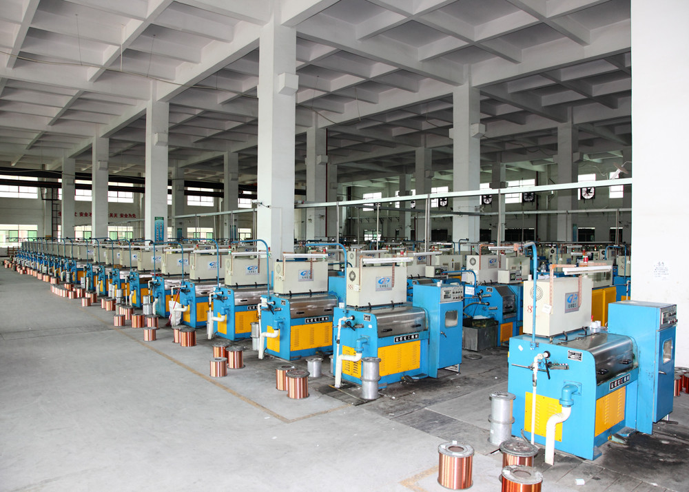 24 Pass Copper Wire Drawing Machine From 1.2mm To 0.2mm