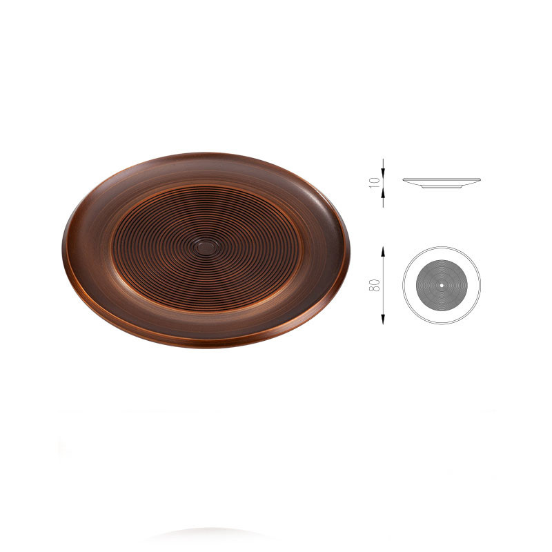 Unique Design 80MM Brass Cabinet Pull Handles Solid Brass Saucer