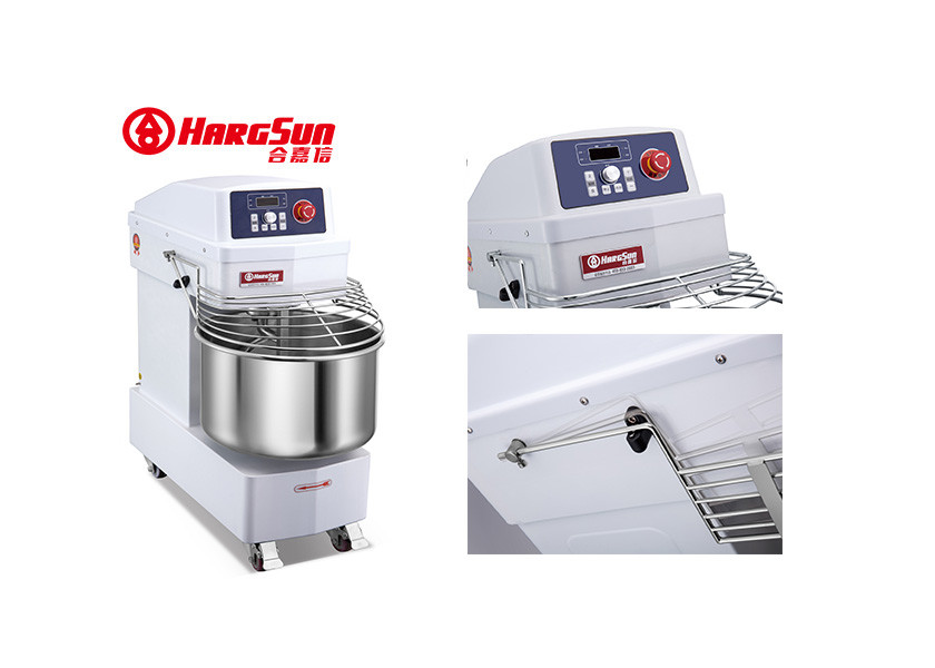 Belt Drive Spiral Dough Mixer 20 Liter 1500W Commercial Double Speed