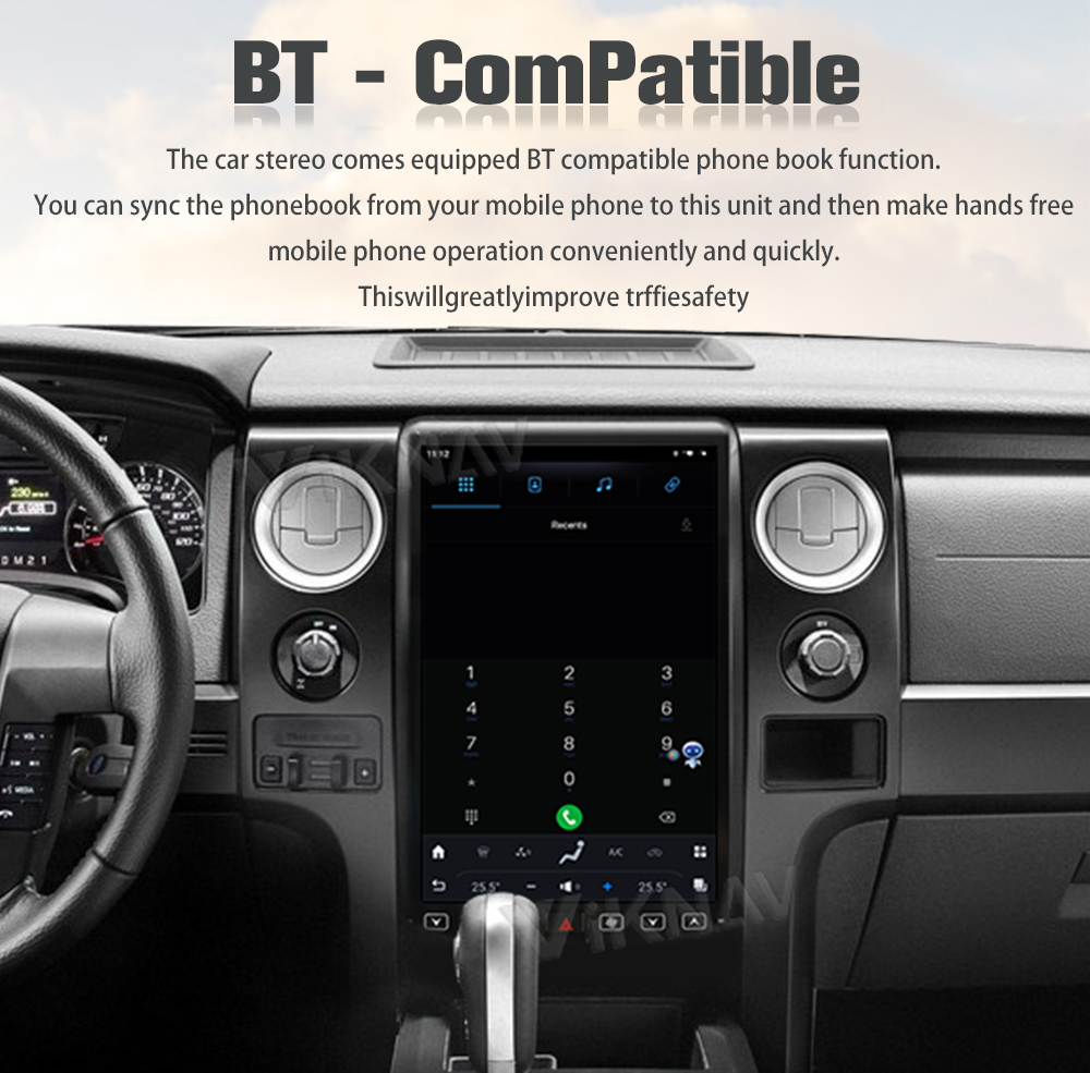 Android 13 Car Radio For Ford F150 2013 - 2014 GPS Autoradio WIFI Carplay Touch Screen Multimeida Player Head Unit