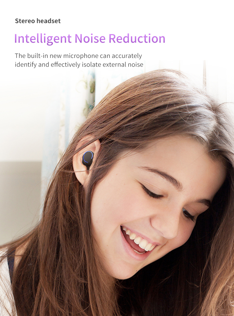 True Wireless In Ear Sports Earphone for Business Running Meeting 6983D Chipset Model