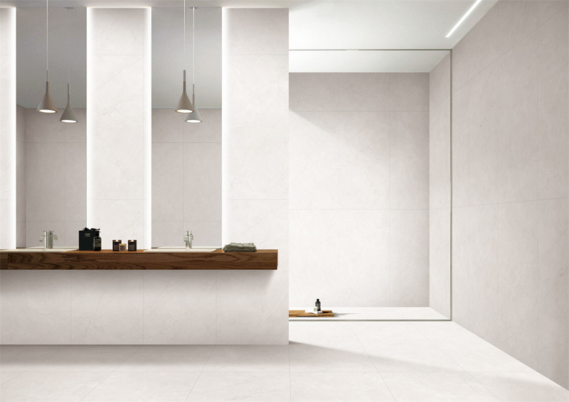 Beige 120x60cm Elegant Tiles And Water-Proof Indoor Floor Polished Glazed Porcelain Tiles For Bathroom
