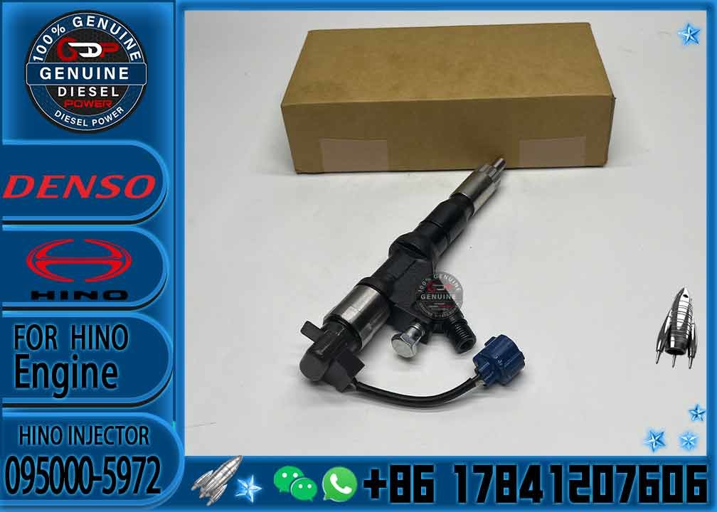 Injector For HINO Diesel Fuel Injector 095000-5972 095000-5970 095000-5971 23670-E0360 For HINO 700 Series E13C