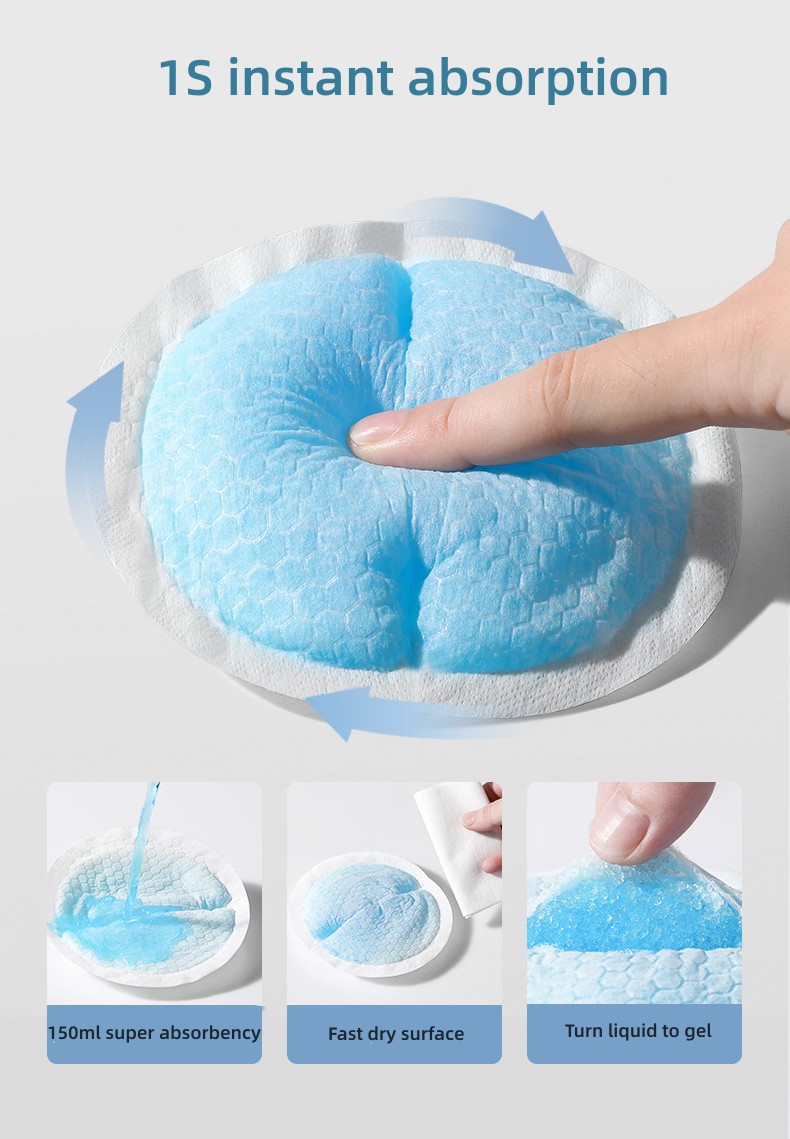 Maternity Mom Care Disposable Breast Pads Custom Size for Nursing and Breastfeeding