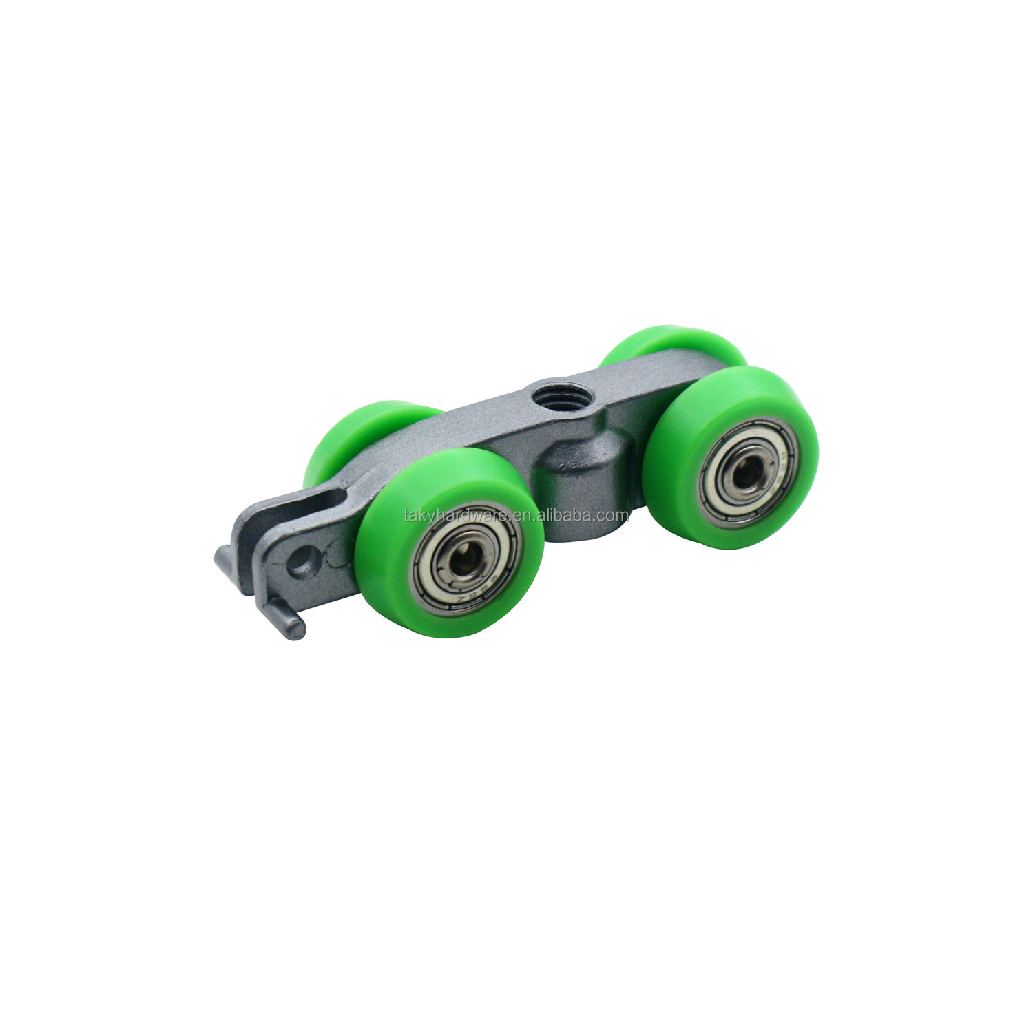 Sliding Wardrobe Wheel Hardware Long Life Double Soft Closing Door Pulley Damper Rollers