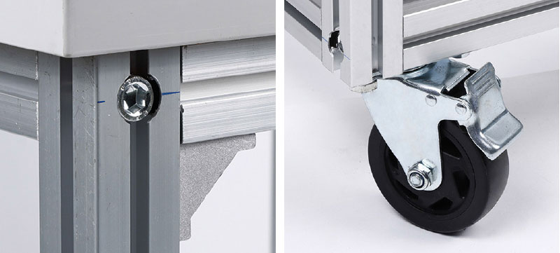 The Third Generation Lean Pipe Aluminium Alloy Tube For Hand Trolley