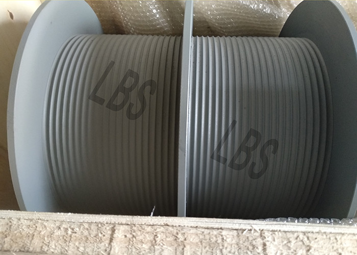 Steel Q355B One Layer Grooved Winch Drum Single Durm For Winch Machine