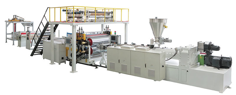700kg/H Twin Wall Hollow Roofing PVC Floor Extruder Spc Complete Flooring Line Machine