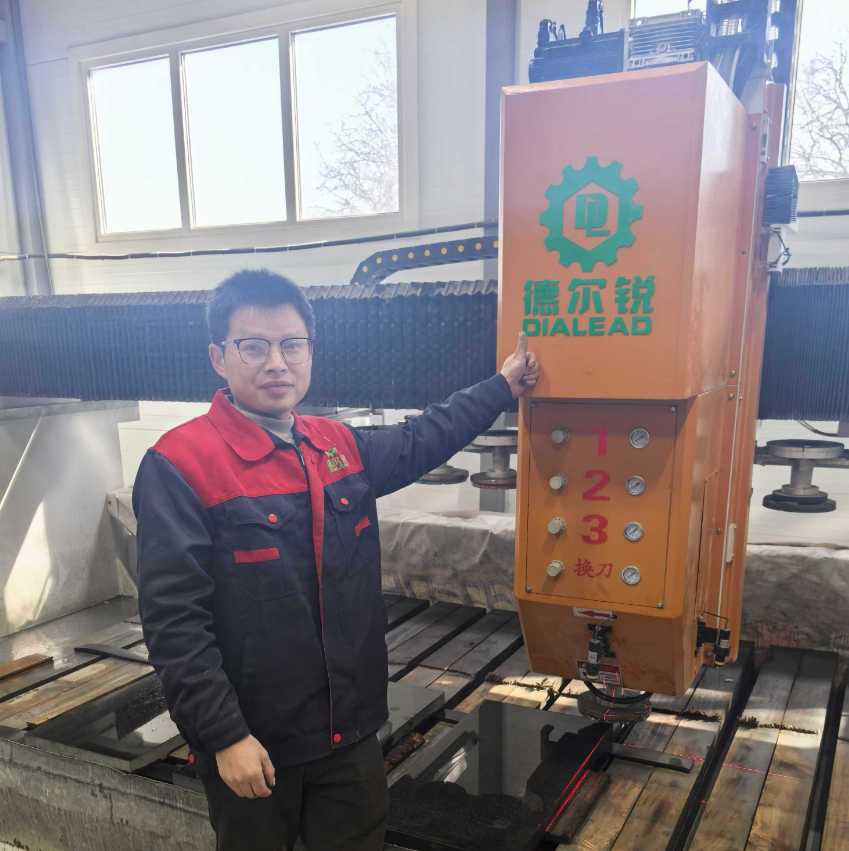 ATC Automatic Stone Polishing Machine Gantry Type for Granite Monument Grinding and Polishing