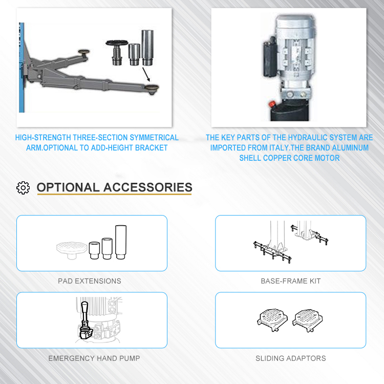 2 Post Car Lift For Garage Equipment Repair Using Car Lift For Car Repair