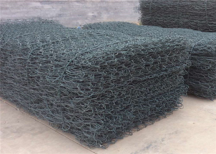 Durable Rock Mattress , Hexagonal Gabion 2.0 - 4.0 Mm Wire Diameter