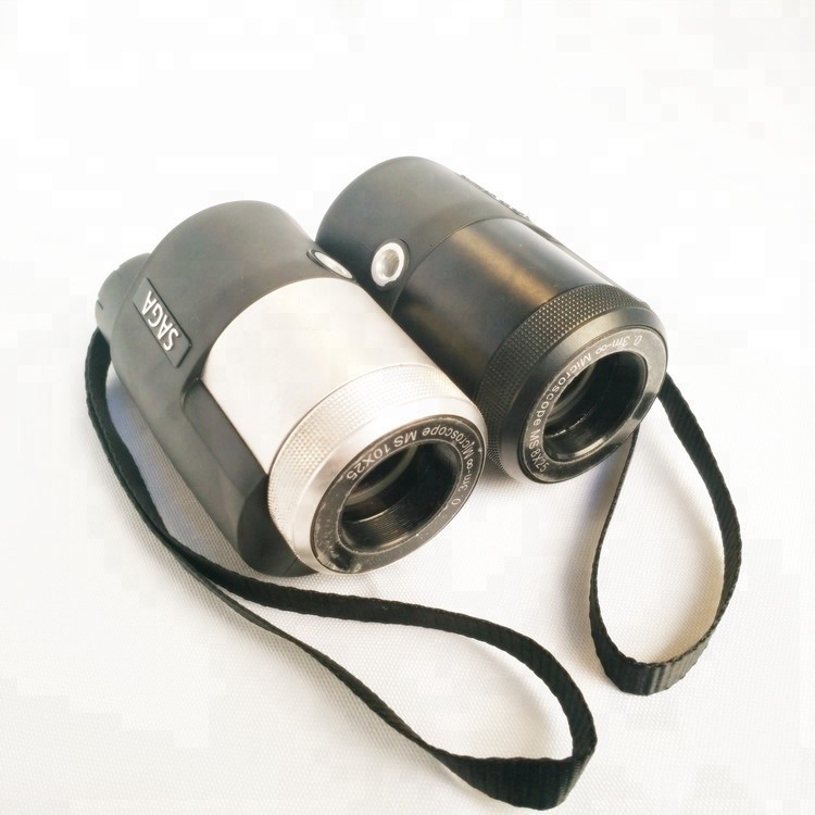 10x25 Mini High Power Zoom Monocular With Hand Band