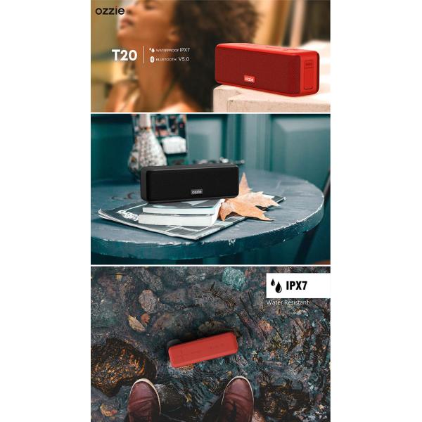 Red Type C Outdoor Bluetooth Speaker System Wireless 640g Mp3 Wav Ape Flac Music Format