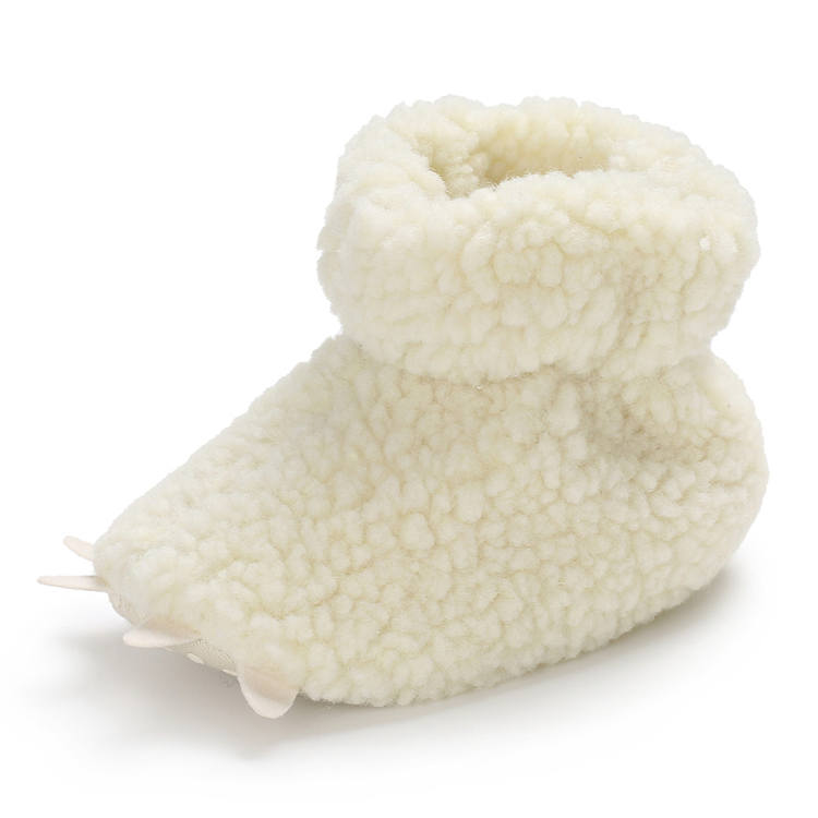 2019 winter Warm plush Cartoon 0-2 years boy and girl baby booties newborn