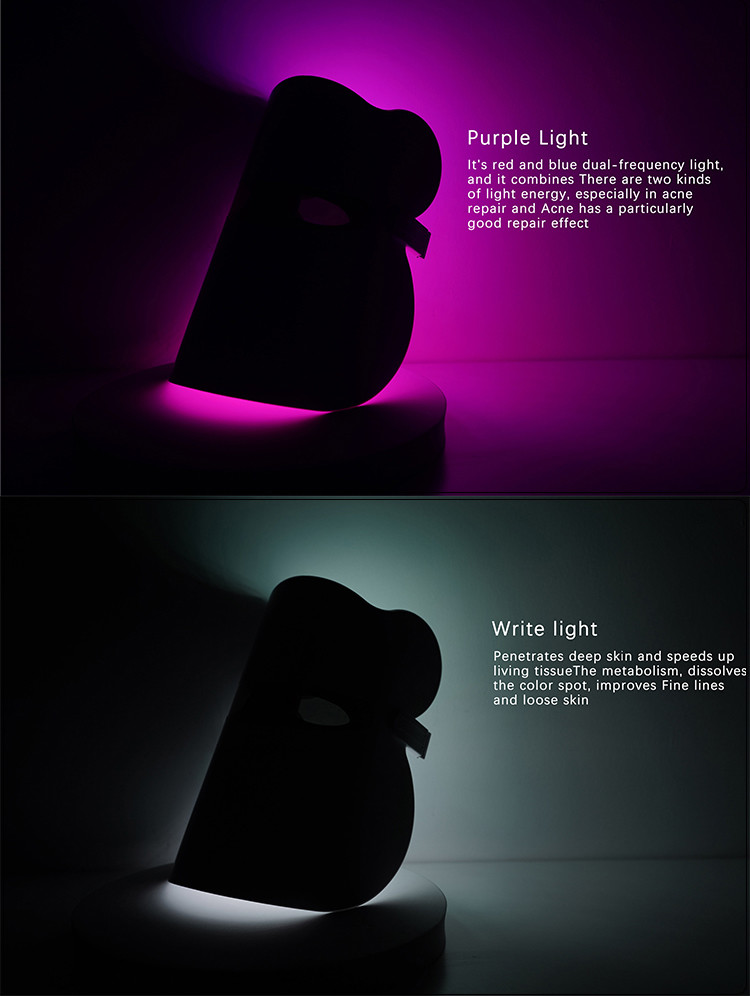 Skin Care 7 Colors LED Photon Therapy Machine Led Pdt Lighting Color Therapy Machine