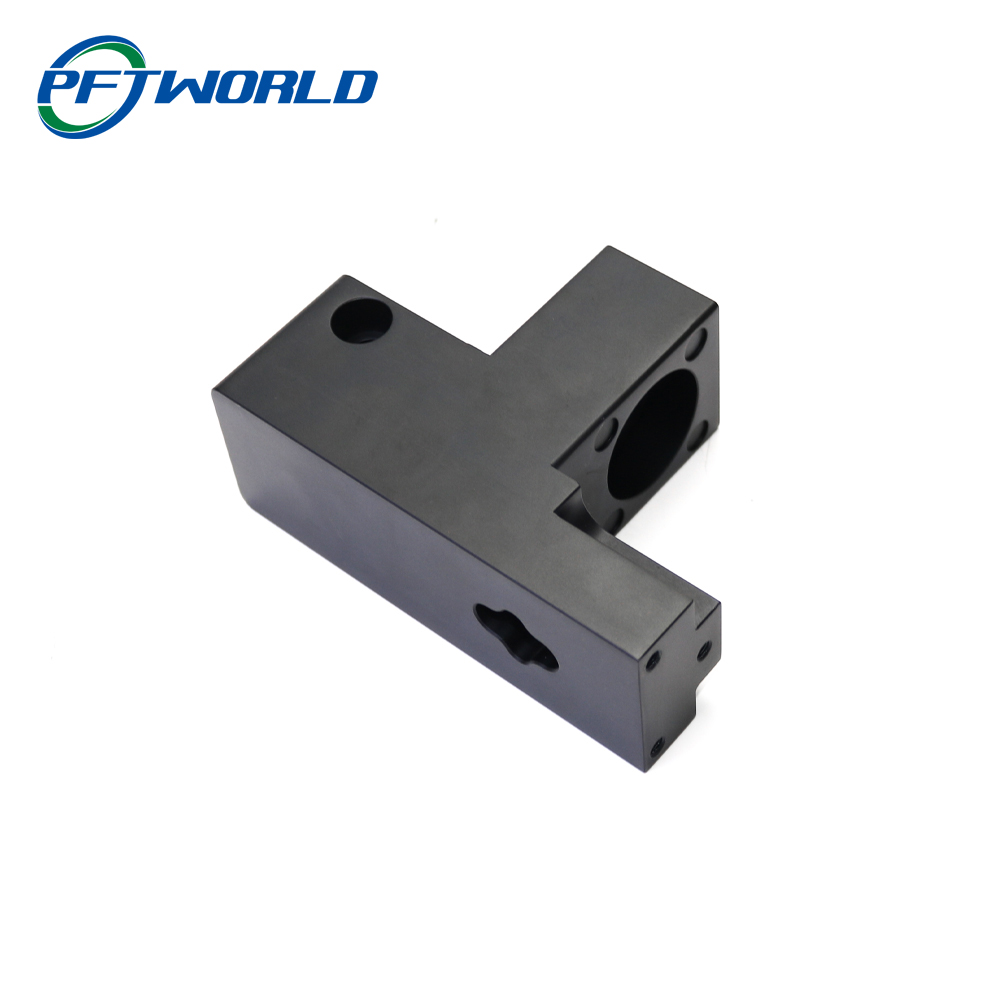 Precision CNC Aluminum Parts Black Anodized Finish