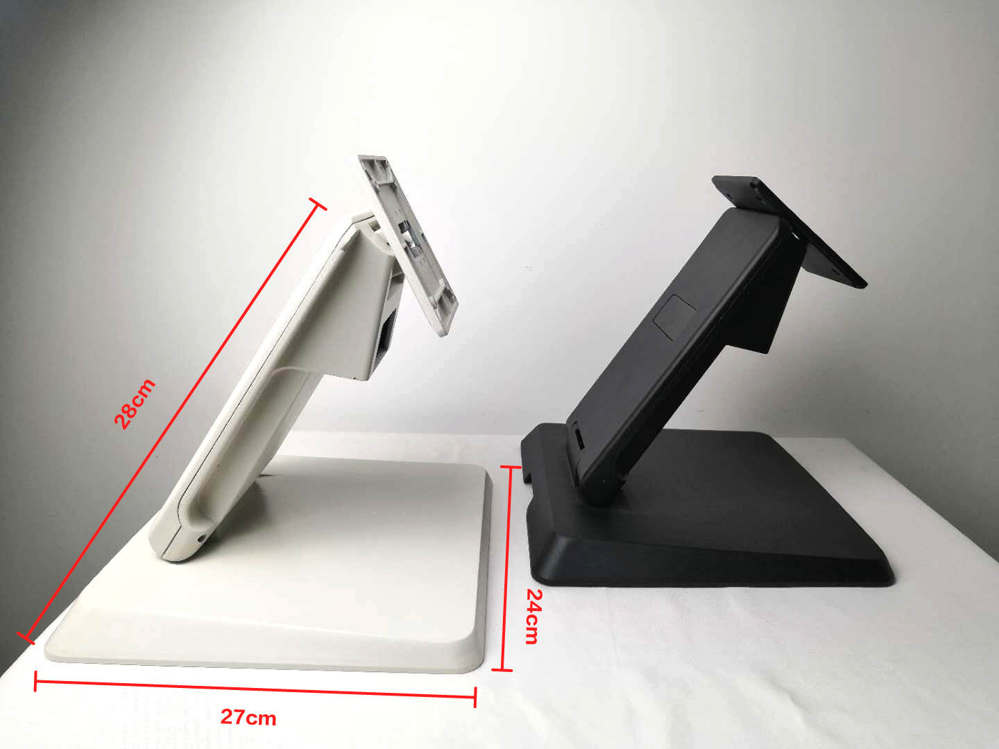 Foldable Touch Screen Monitor Stand VESA 75x75mm 100x100mm Tilt Angle Adjustable