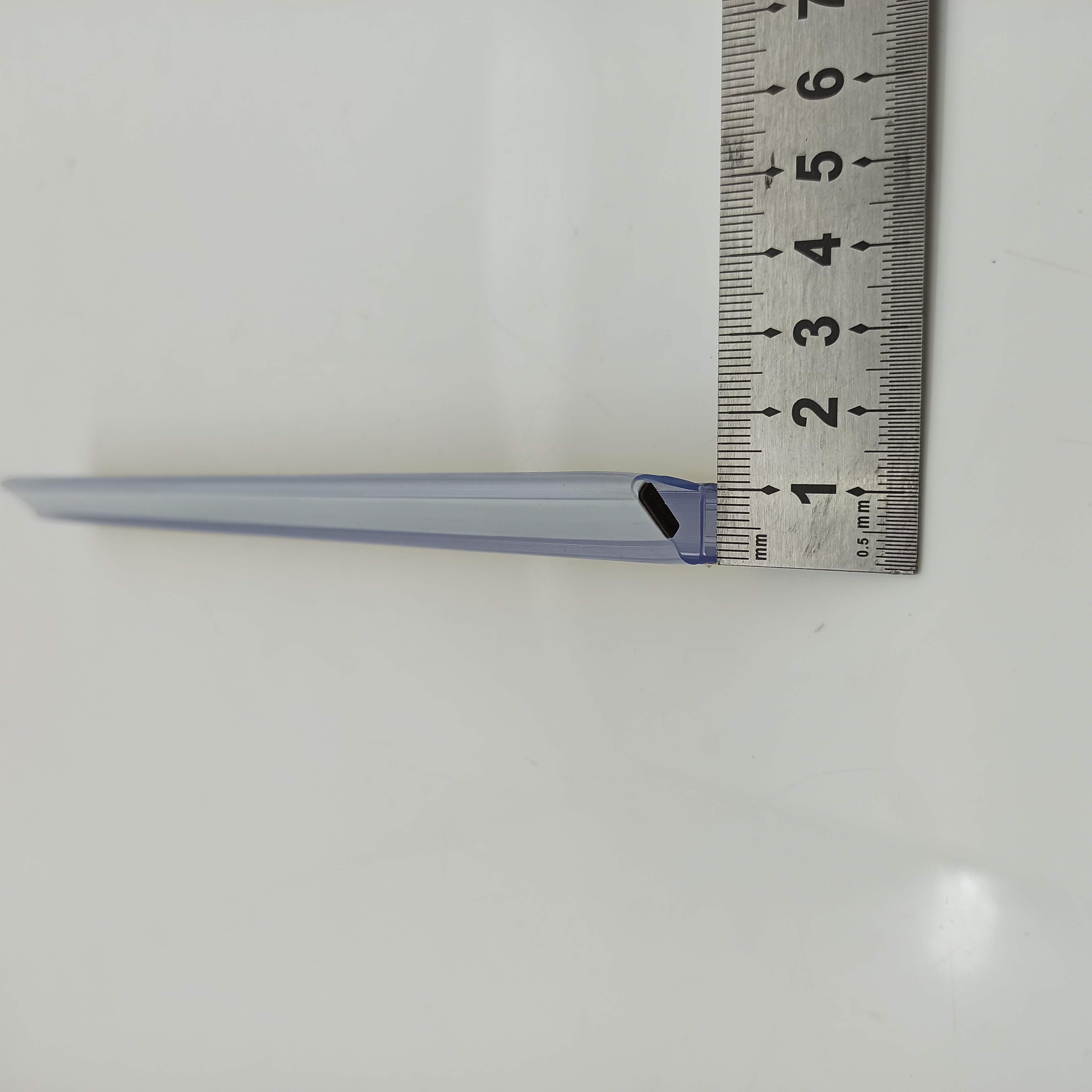 Frameless 6-12MM Tempered Glass Shower Door Sealing Strip with Waterproofing PVC Seals