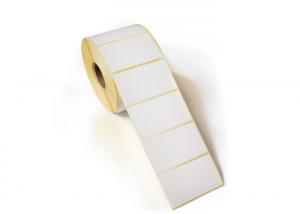 China Waterproof White Sticker Paper Roll Label Paper / Gration Bottom Paper Material on sale