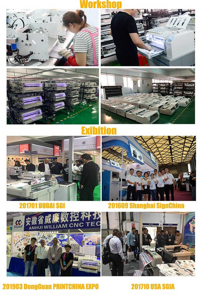 Compact Size Sticker Label Cutting Machine 50-300gsm Cutting Thickness
