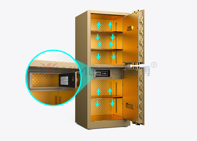 Dual Alarm Solid Steel Large Luxury Smart Home Safe Box YB/RS-150D