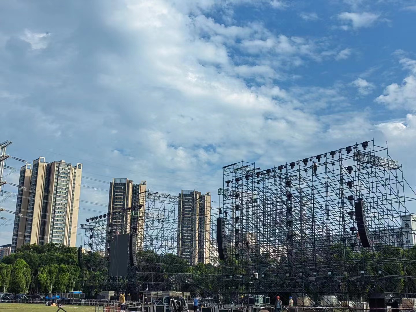 ARE AUDIO line array speaker stage speaker audio sound system dual 12 inch outdoor line array speaker