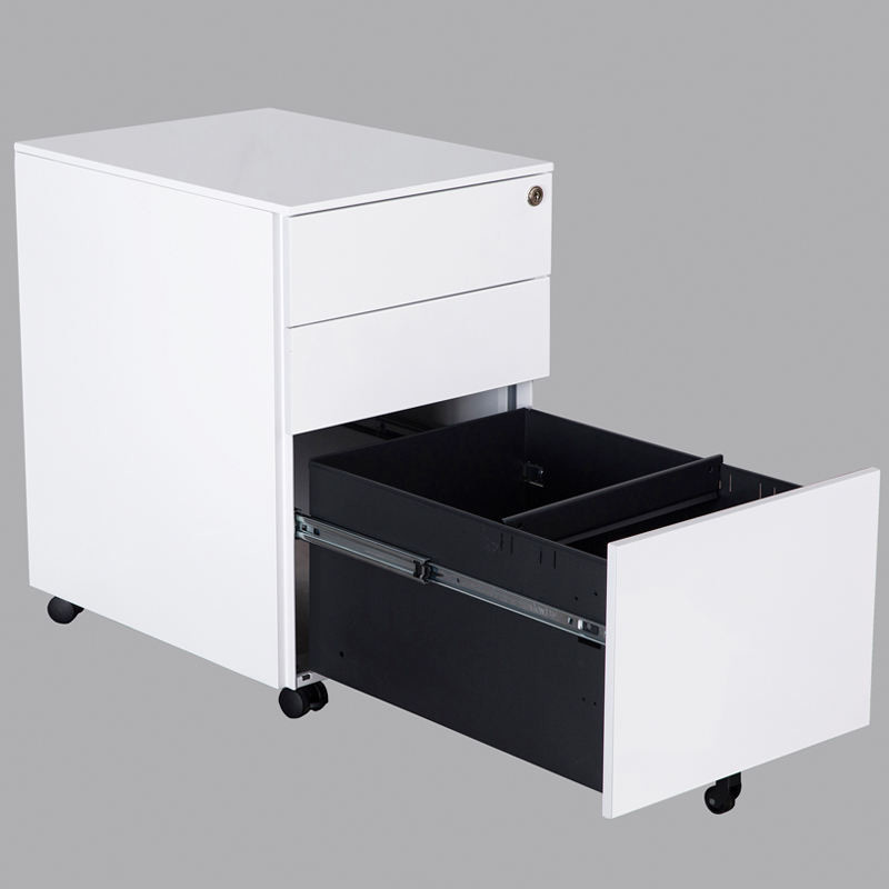 Scratch Resistant Mobile Box File Drawer Pedestal 3 Drawer Width 390mm
