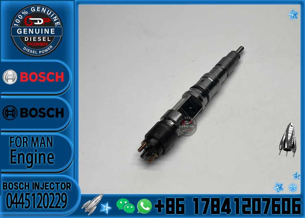 New Fuel Injectors 0445120229 X57507500024 EX575075000024 for BOSCH COMMON RAIL INJECTOR MTU engines
