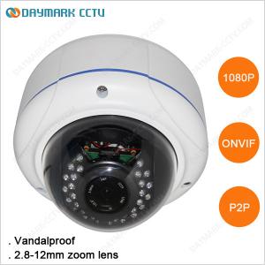 China 2 megapixel vandalproof poe ip external dome camera with p2p on sale