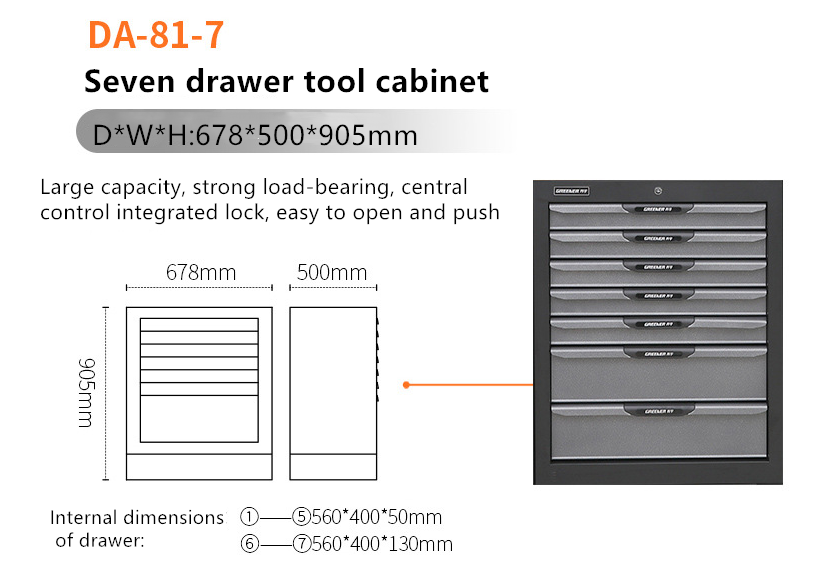 ISO9001 0.8-1.5mm Fixed ODM Garage Cabinet Workbench