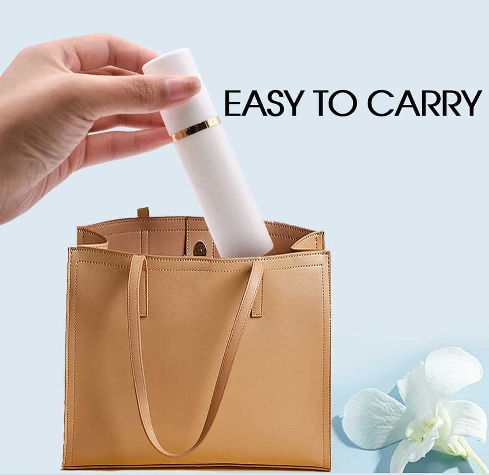15ml White Airless Pump Bottle With Gold Line Cap For Lotion Cream Packaging