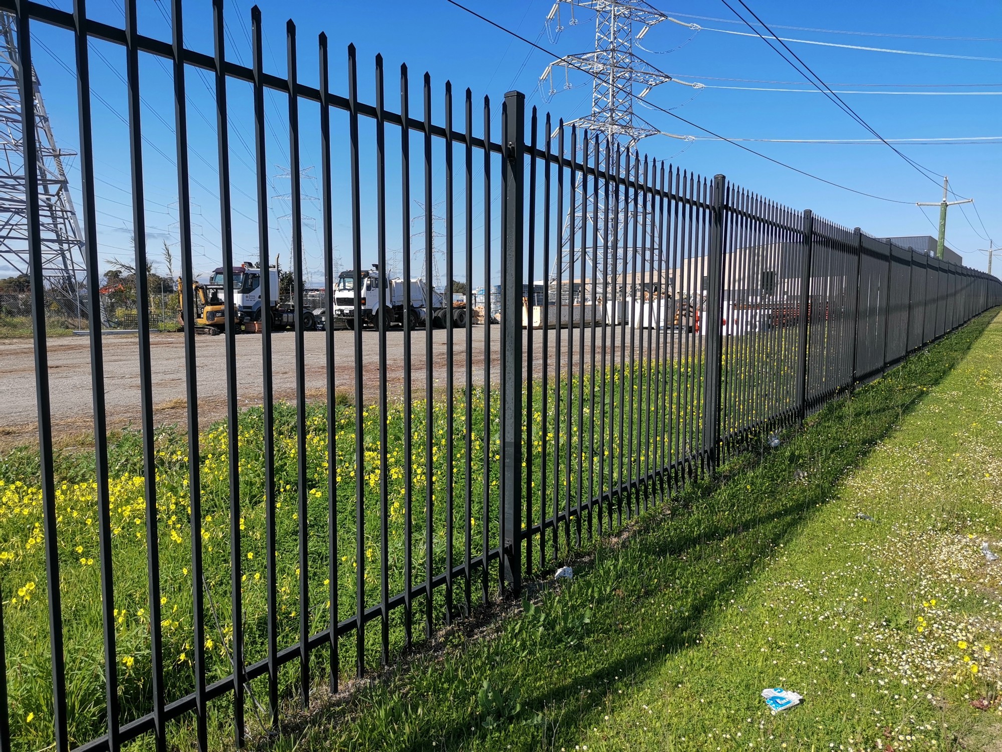 Power Coated Decorative Aluminium Fencing 1.5m Height