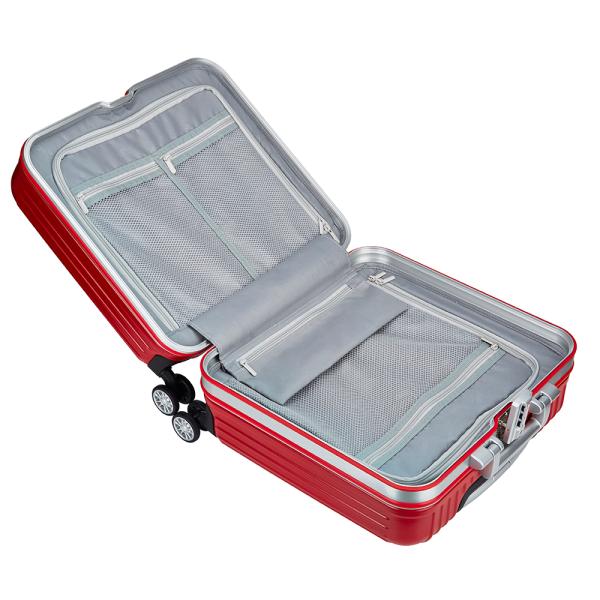 Simple Style Aluminum Alloy Frame Luggage Suitcases 16" PC Carry-ons Light Weight Spinner with 360 Universal Wheel