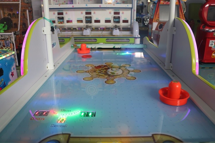 Air Hockey Simulator Coin Operated Games Cabinet Pirate Sport Score Optional