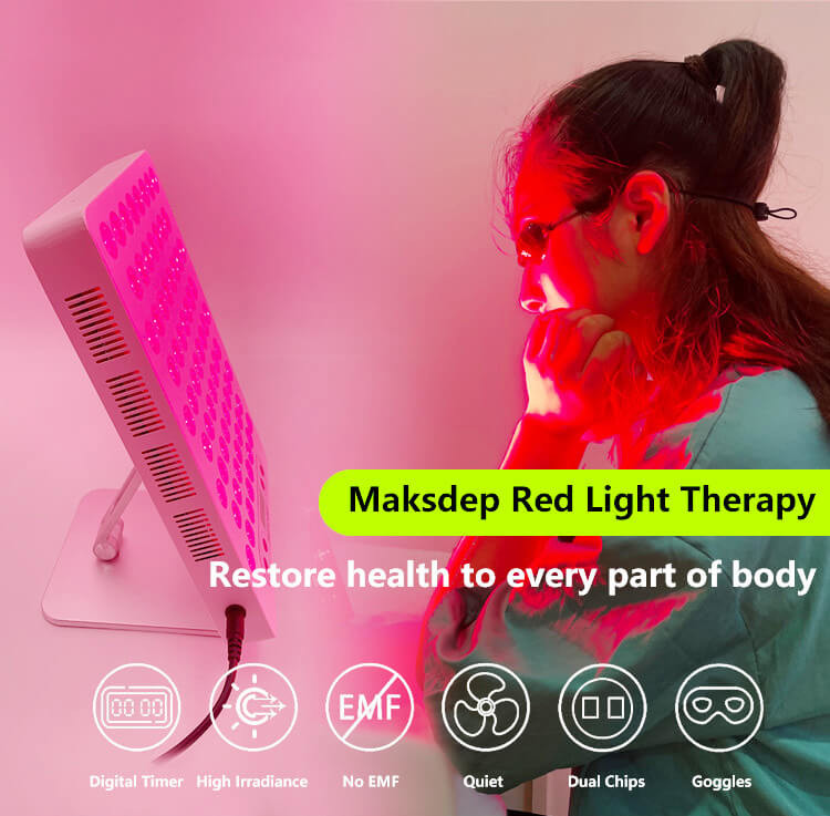 Quiet Half Body Red Light Therapy Face At Home 660nm 850nm No Fan