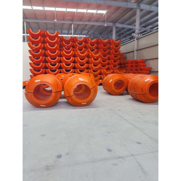 HDPE Pipe Floater Lightweight Floating Support Offering Excellent Resistance to Corrosion and Physical Impact on Pipes