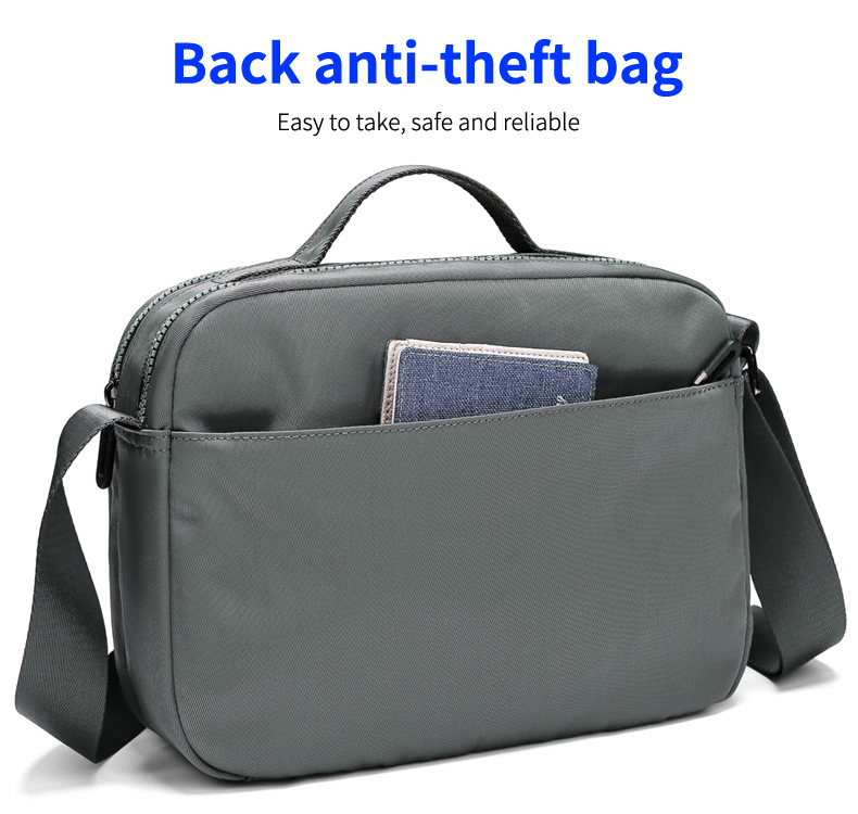 Oem Polyester Oxford Material Mens Waterproof Sling Bag Customised