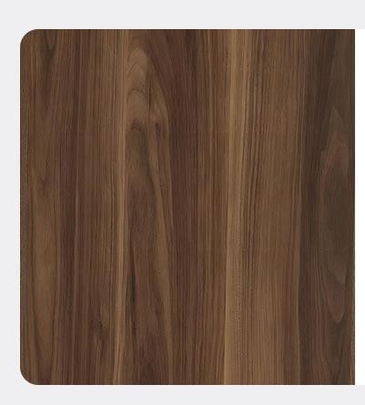 Nordic Style Walnut Dining Chair Light Luxury Genuine Leather Solid Black