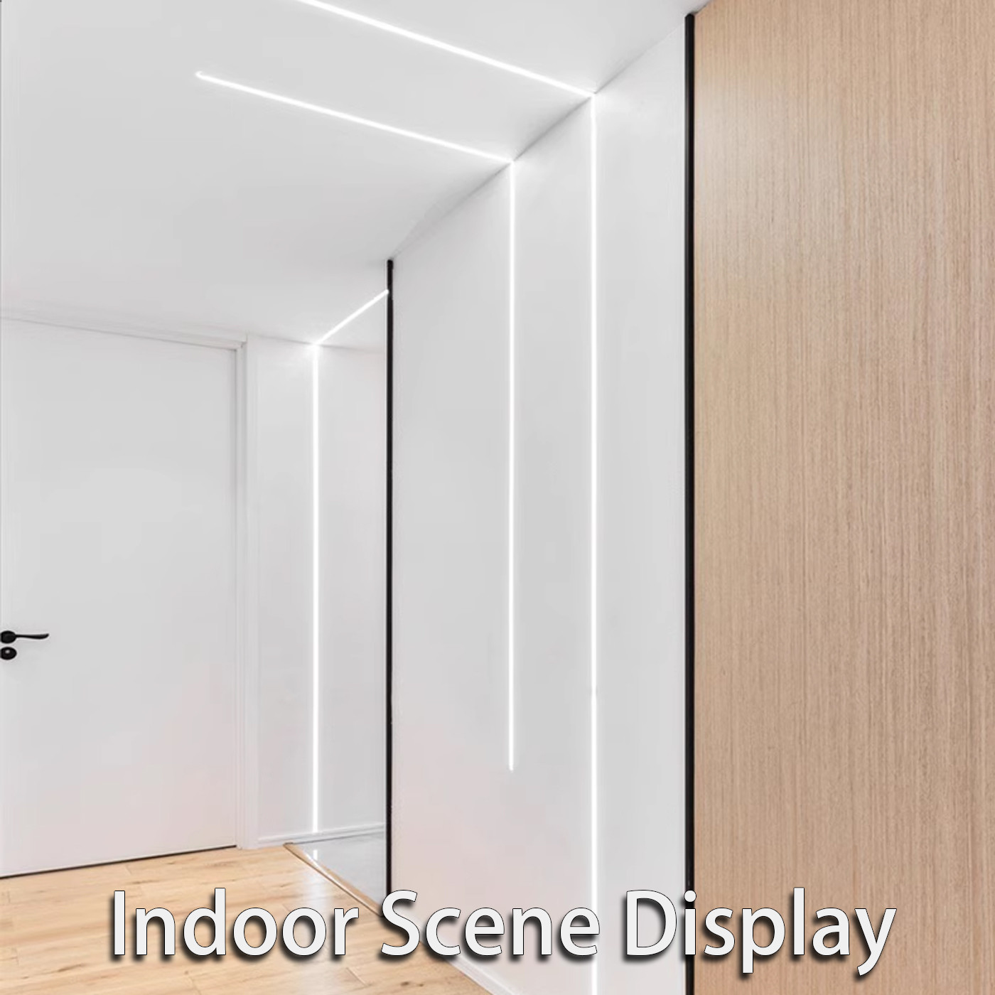 12v24v Low Voltage Bare Panel Light With Led Light Strip Self-Adhesive Patch Linear Light Embedded No Strobe Living Room Ceiling