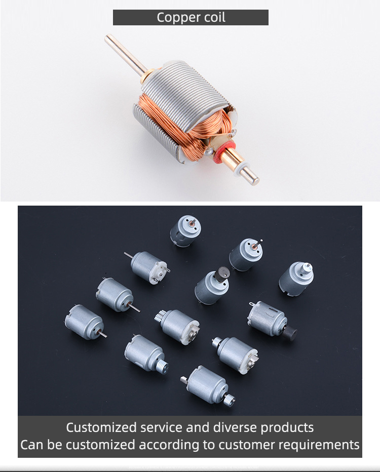 Faradyi Customized Electric Mini Motor 310 Mini Dc Brushless Motor Automatic Dispenser For Massage Gun Bathroom Appliance