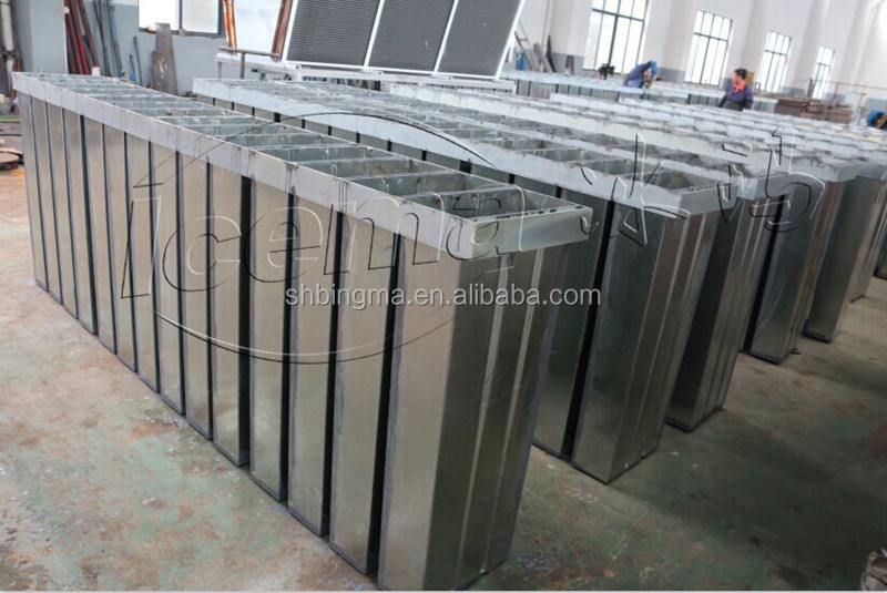 Salt Water 20T/24H Industrial Ice Block Making Machine For Ice Factory Cold Storage