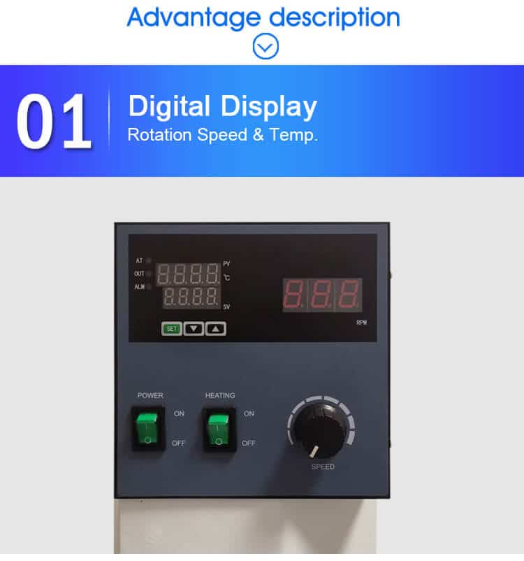rotovap digital display