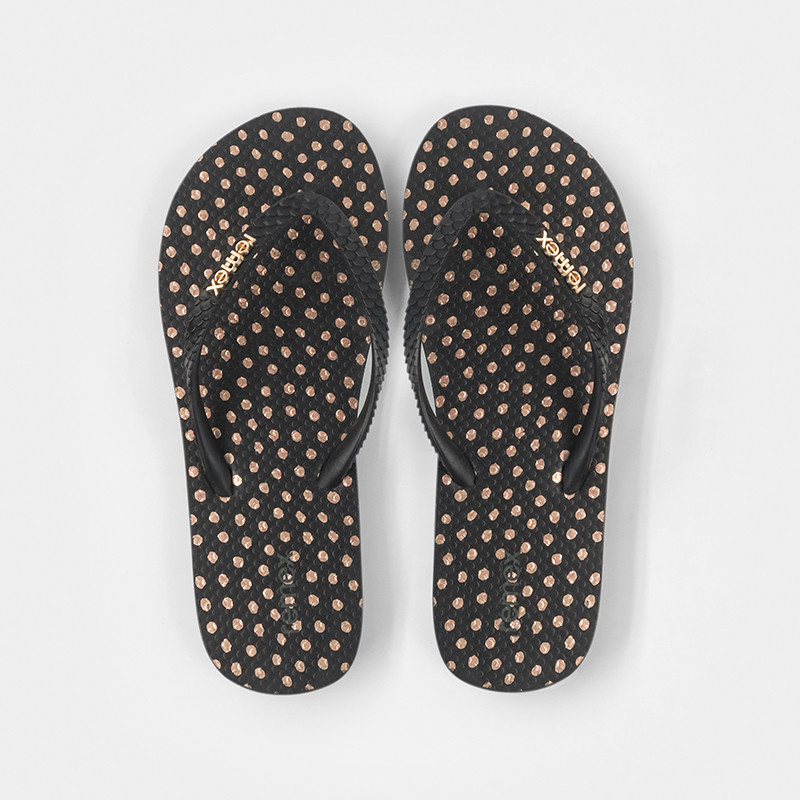 Non Slip Urban Beach Flip Flops , Glitter Spot Lady Flip Flop
