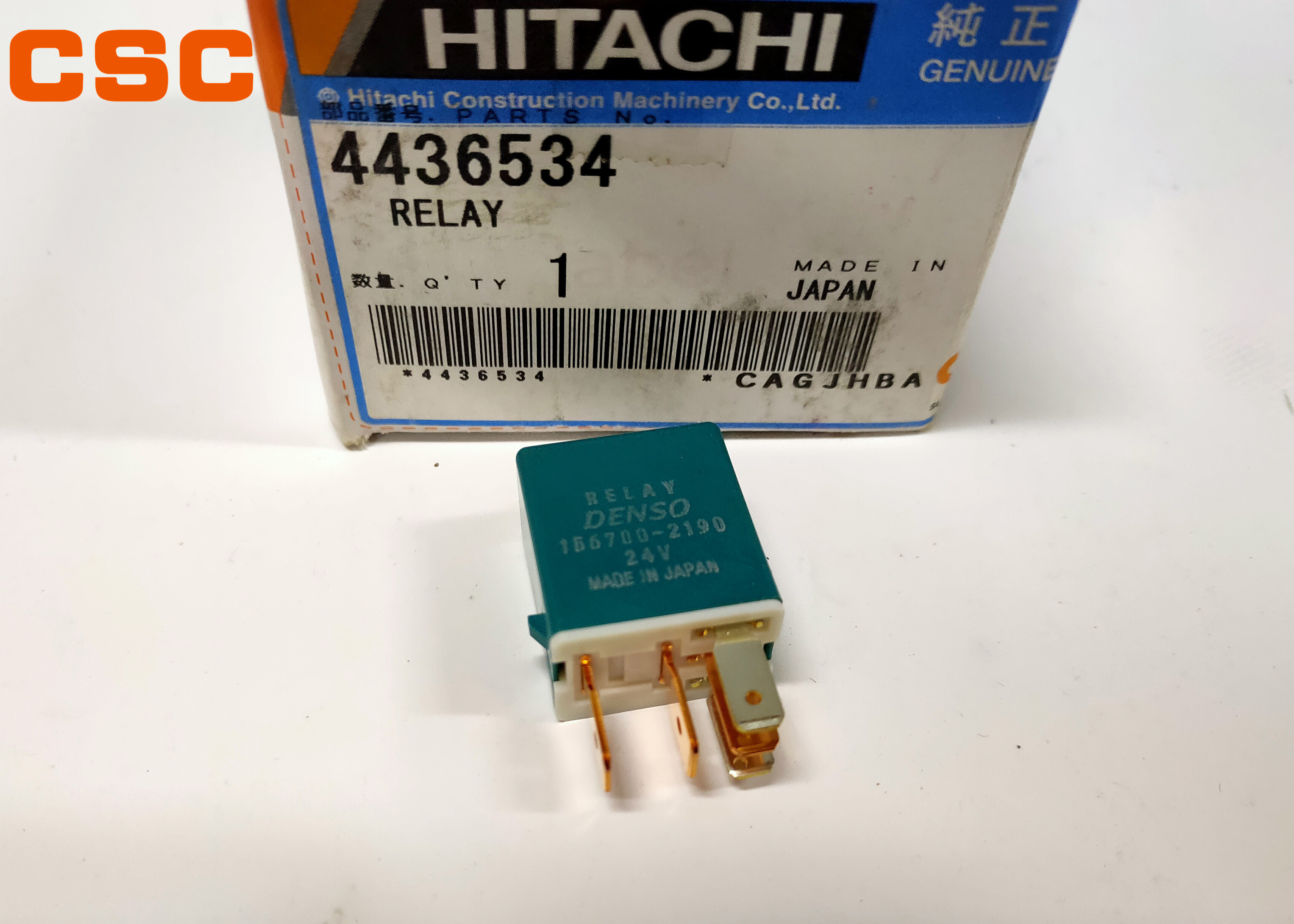 Steel Hitachi Excavator Electric Parts Original Relay 4436534 For ZAX Series