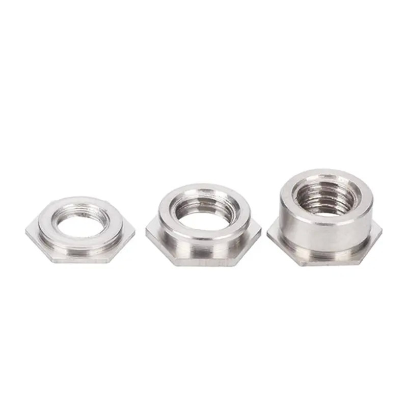 DIN 934 Hexagon Head Flush Nut Galvanized Metric Thread Carbon Steel Flat Head Nut