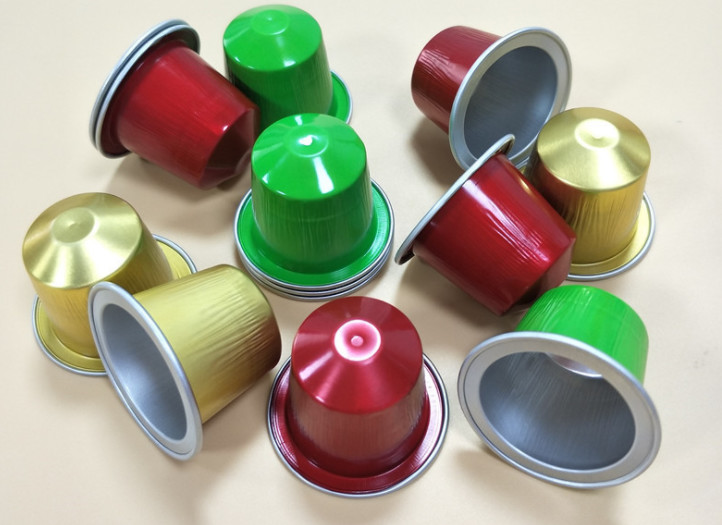 15g Aluminum Drinking Cups CMYK 4C Nespresso Coffee Cups