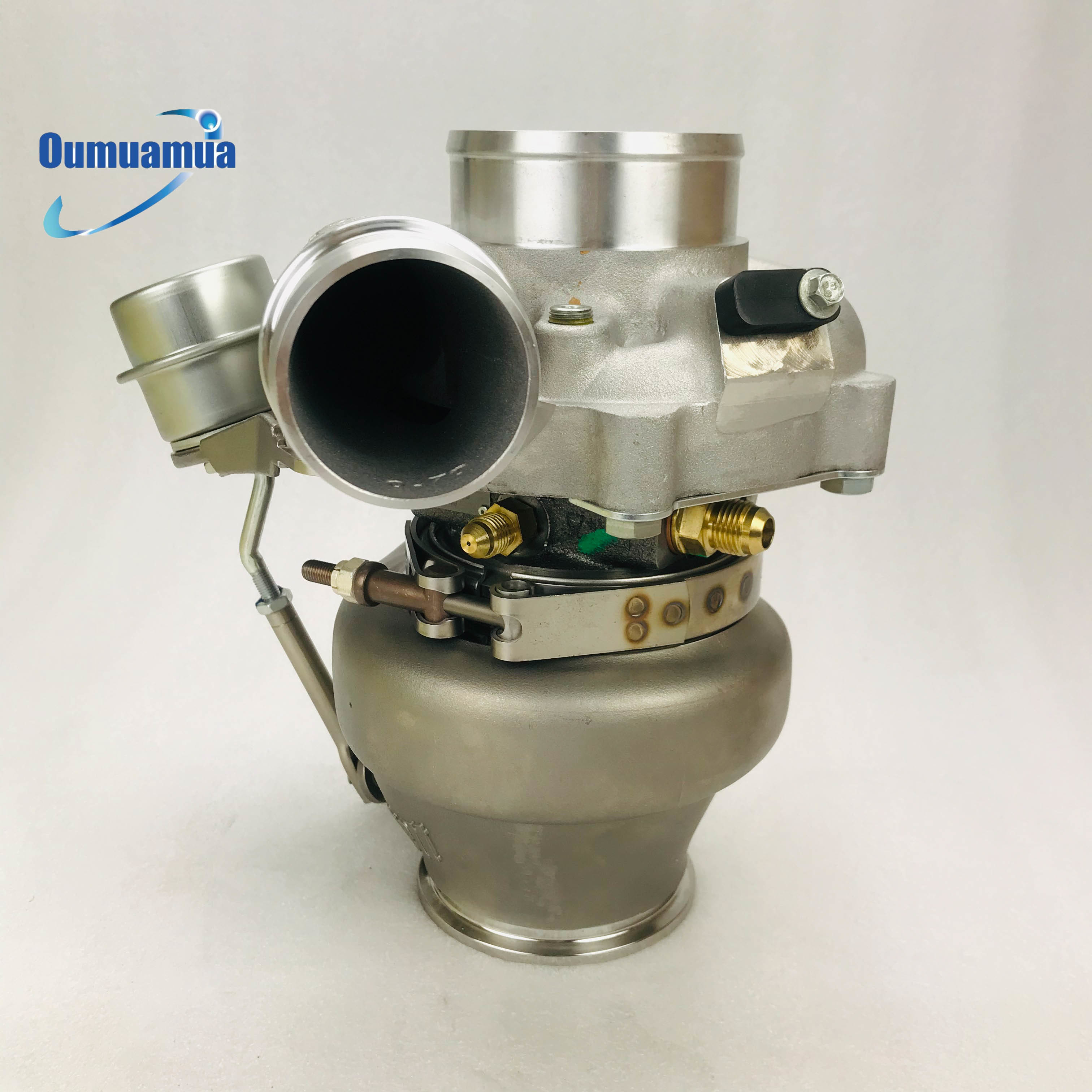 For Garrett G25-550 Reverse Turbocharger O/V V-Band / V-Band 0.92 A/R Internal WG - 877895-5008S G25-550 reverse with valve .92 877895-5008S